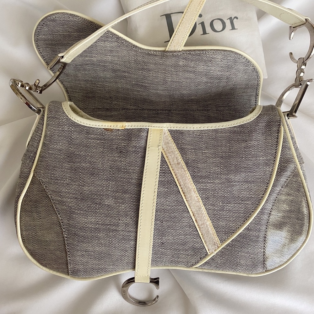 ☁️SOLD☁️ DIOR DOUBLE SADDLE BAG - Picture 13 of 16